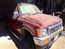 1990 TOYOTA 4RUNNER, BURGUNDY, SR5, 3.0 L, MT, 4X4.  Z25154